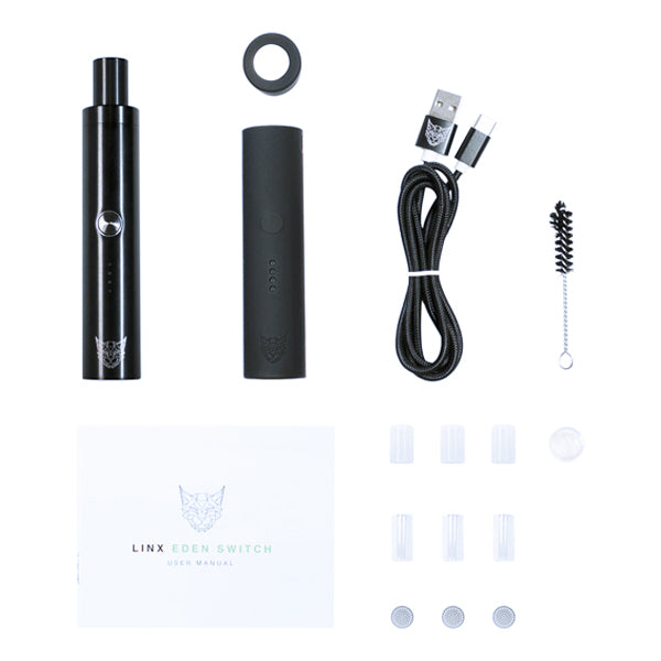 Linx Eden Switch dry herb vaporizer is a true convection vaporizer with removable dosing capsule design